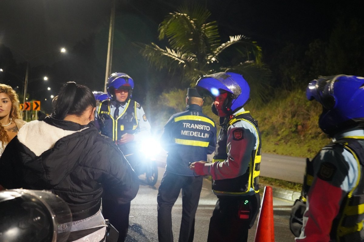 Autoridades adelantaron control en Las Palmas para evitar siniestros viales