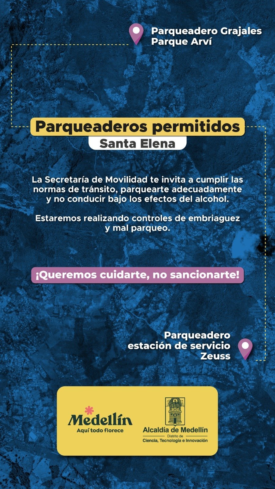 Atención a los cierres de vías en Santa Elena para este fin de semana por eventos de la Feria de las Flores Atención a los cierres de vías en Santa Elena para este fin de semana por eventos de la Feria de las Flores