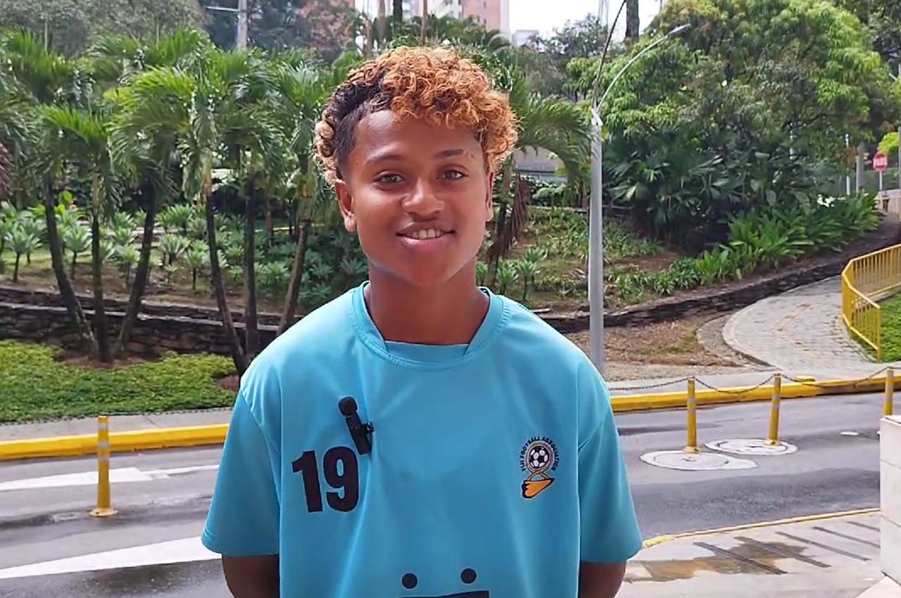 Angeline Rekha, jugadora de Fiyi - Copa Mundial Femenina Sub-20 de la FIFA Colombia 2024™