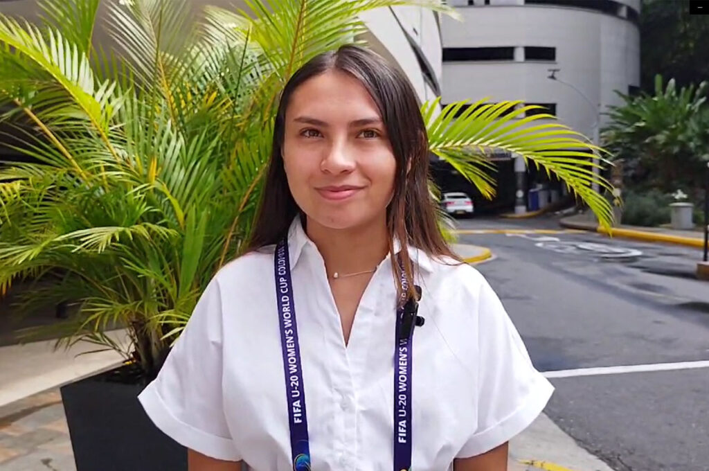 Daniela Espitia, oficial de enlace - Copa Mundial Femenina Sub-20 de la FIFA Colombia 2024™