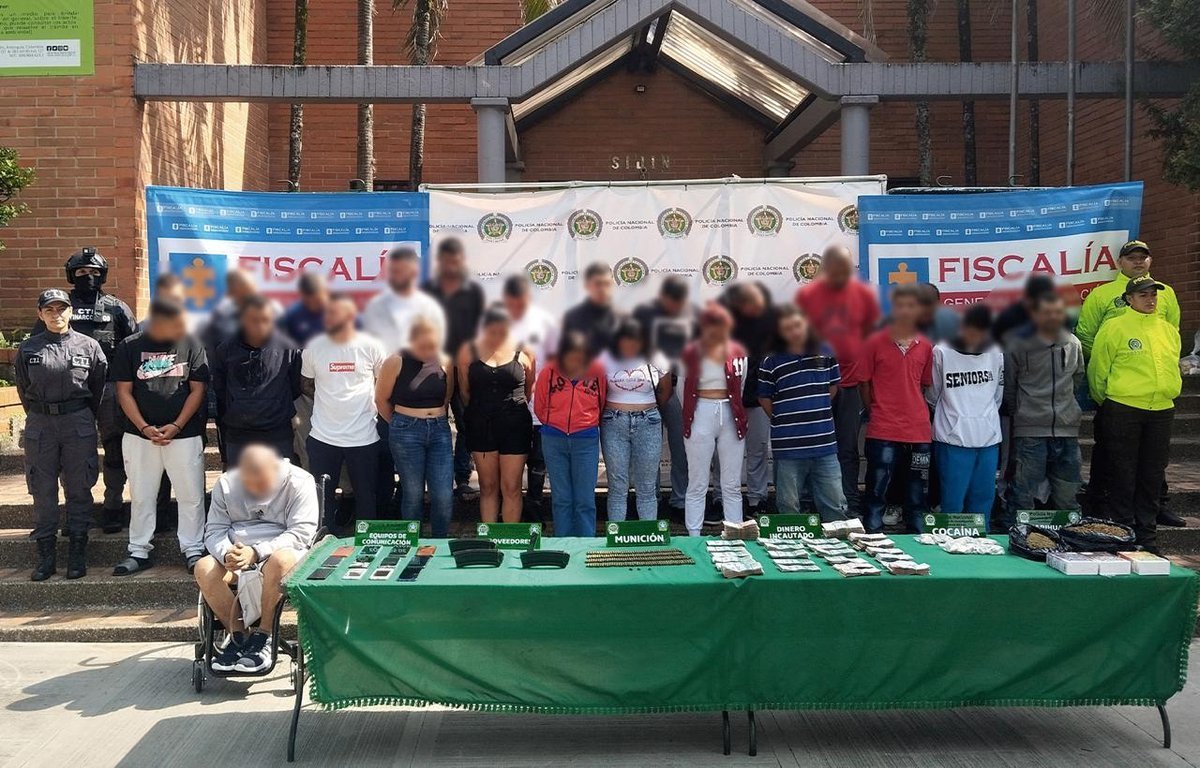 Desarticulada estructura criminal en Robledo: 25 capturados, algunos investigados por desaparición forzada