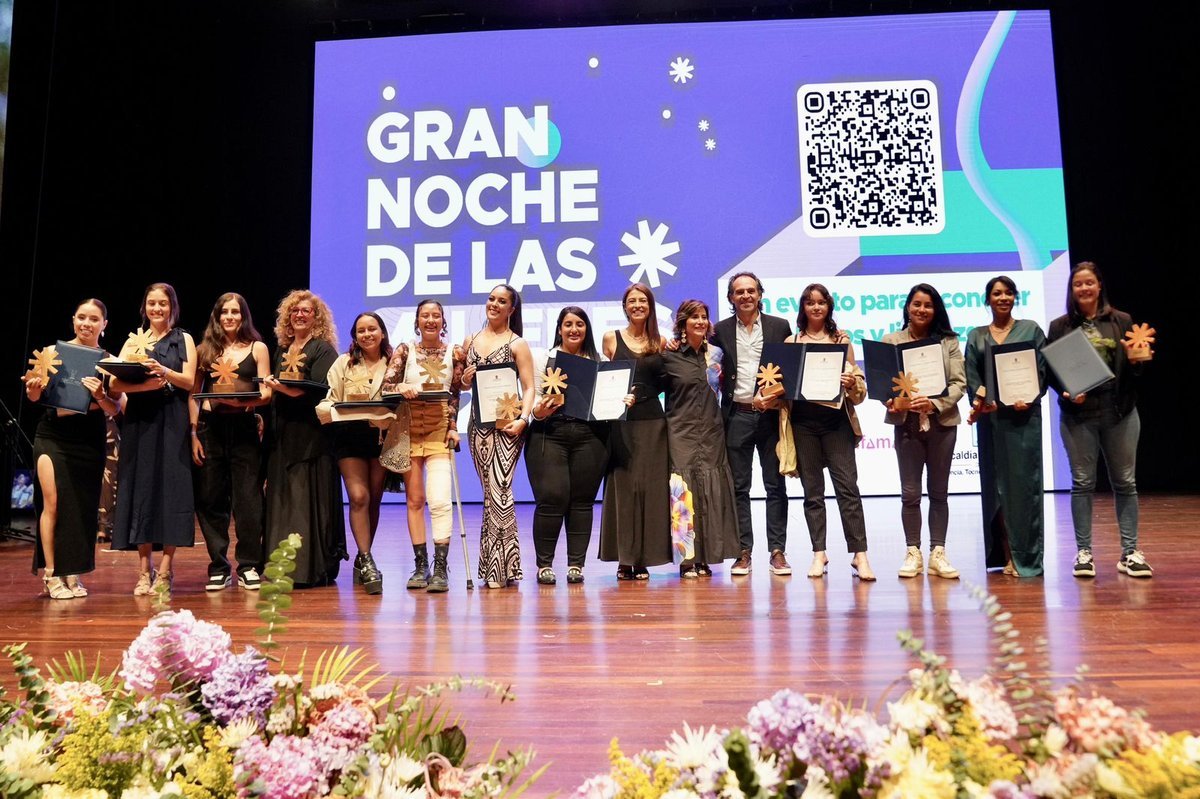 Medellín celebró la Gran Noche de los Talentos y Liderazgos de las Mujeres en sus 20 años
