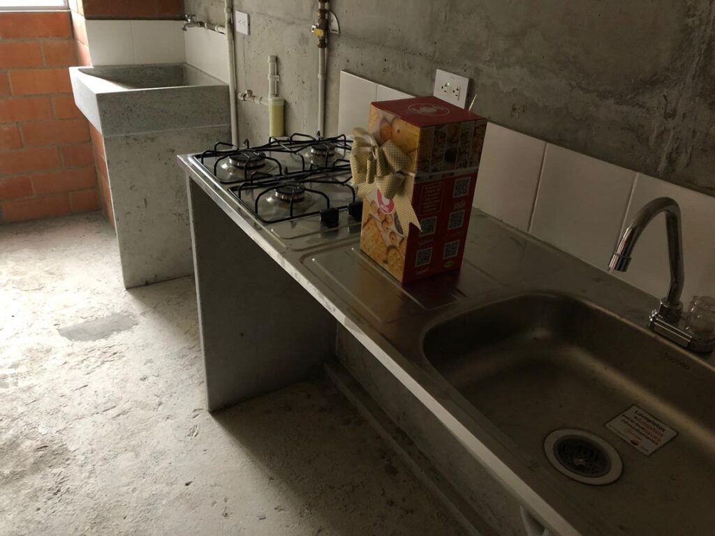 Interior de uno de los apartamentos de El Triunfo.