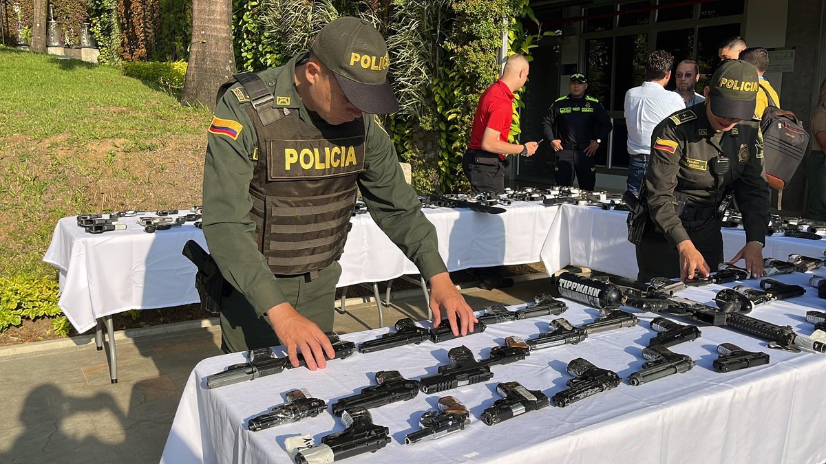 888 armas serán destruidas en Medellín: cada una es un delito menos y más vidas salvadas