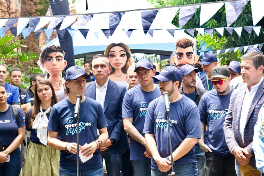 El alcalde Federico Gutiérrez presenta campaña para evitar la accidentalidad: “Son 248 familias en donde los comedores están vacíos y las camas están frías”