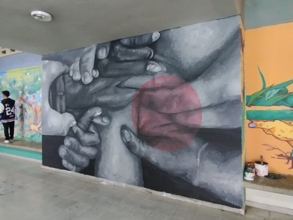 En el Centro de Medellín se inaugura el museo escolar “Un mundo de murales, no de muros”