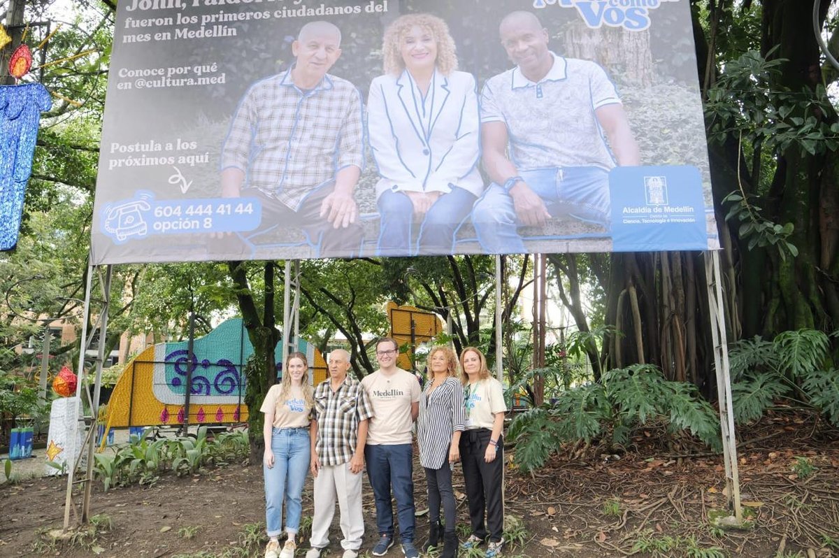 Con la postulación al “Ciudadano del mes” se reconocerá a quienes transforman Medellín con actos cotidianos