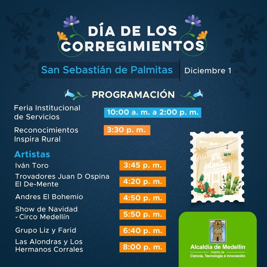 Con cultura y oferta institucional, Medellín exalta la historia de los corregimientos