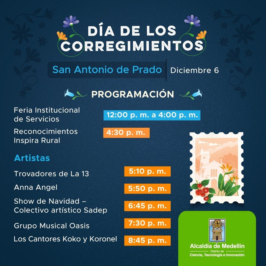 Con cultura y oferta institucional, Medellín exalta la historia de los corregimientos