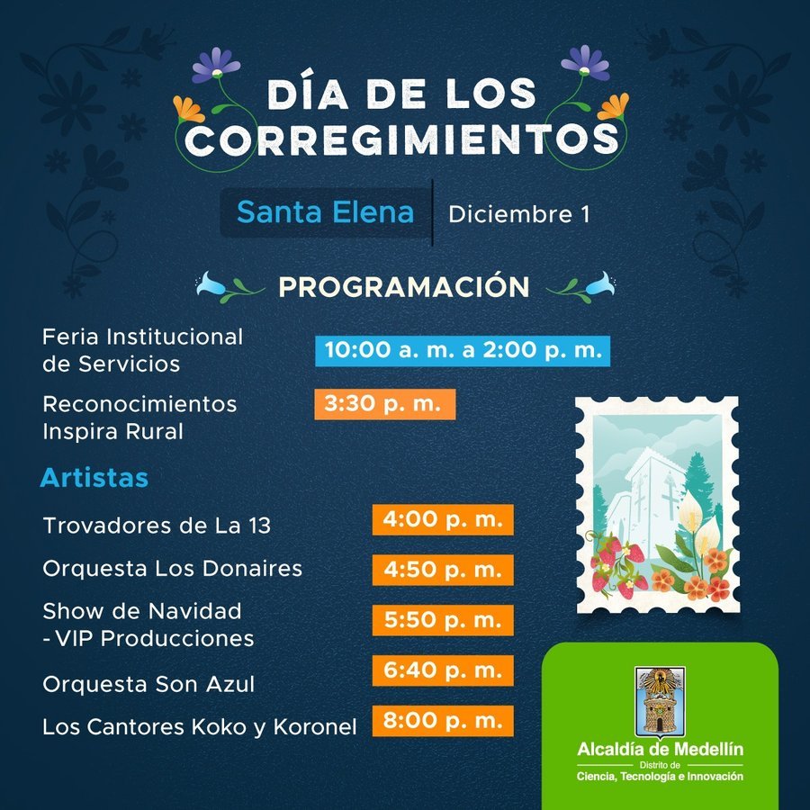 Con cultura y oferta institucional, Medellín exalta la historia de los corregimientos