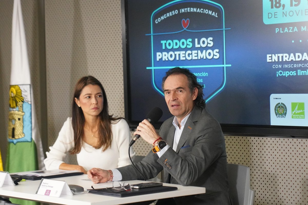 ”Este espacio hará de Medellín un ejemplo de lucha en contra de estas aberraciones”: alcalde Federico Gutiérrez en la presentación del Congreso Internacional Todos los Protegemos
