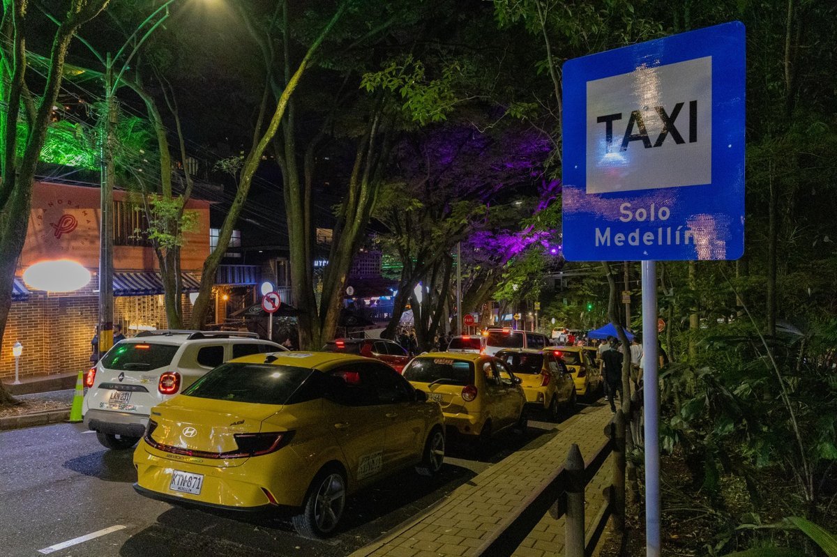 La Alcaldía de Medellín promueve la movilidad segura con nuevo acopio regulado de taxis en Provenza
