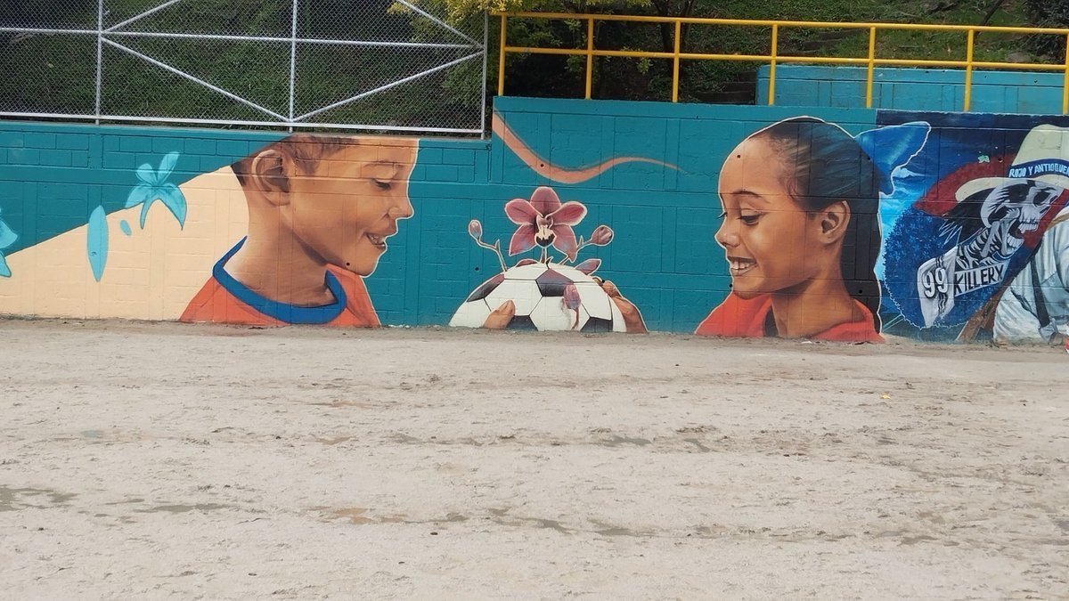 El barrio Jardín, en Manrique, tendrá un mural de 200 metros cuadrados para integrar deporte, arte y cultura El barrio Jardín, en Manrique, tendrá un mural de 200 metros cuadrados para integrar deporte, arte y cultura