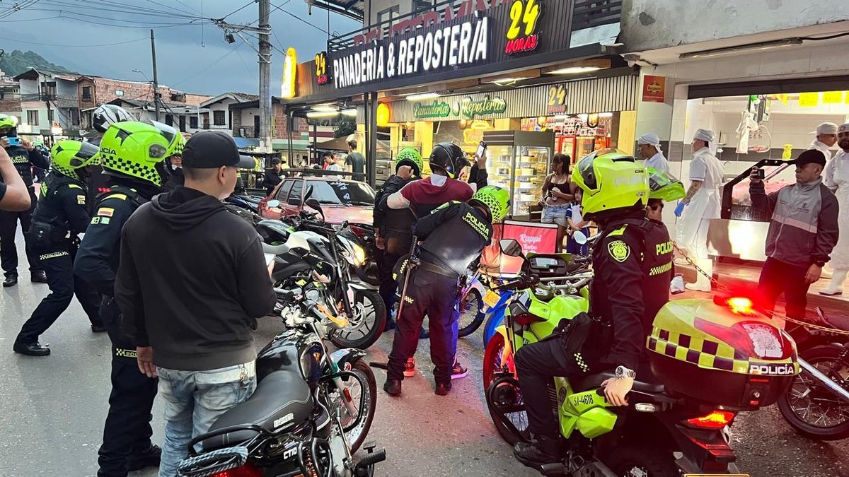 Con operativos conjuntos, autoridades de Medellín refuerzan la seguridad en Manrique