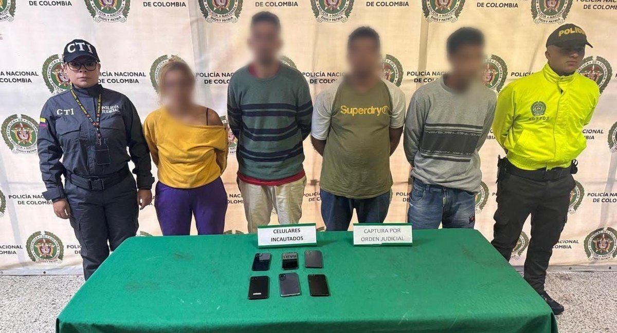 Desarticulada estructura criminal dedicada al hurto de clientes bancarios en Medellín y otras ciudades