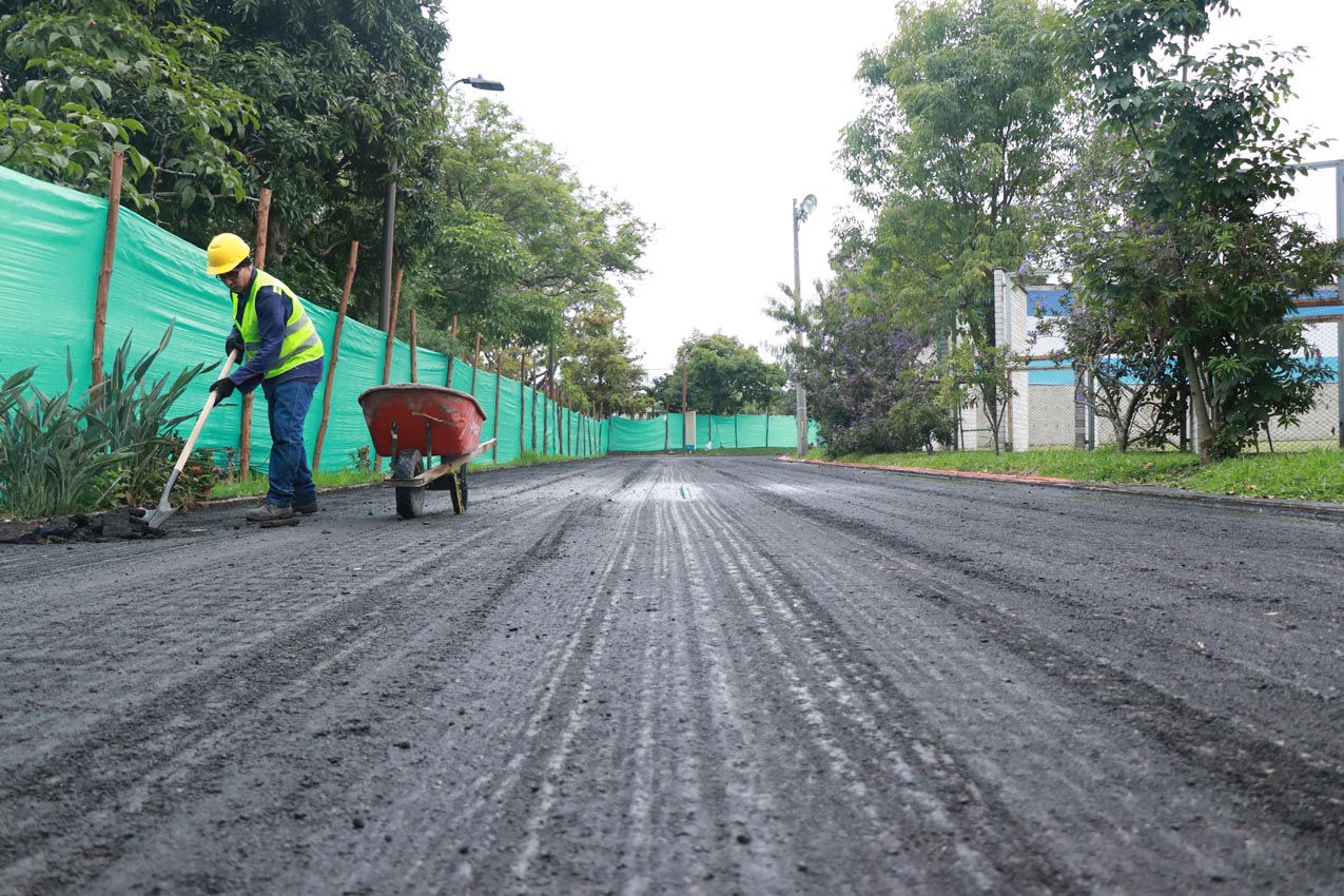 Pista de trote de la unidad deportiva de Belén