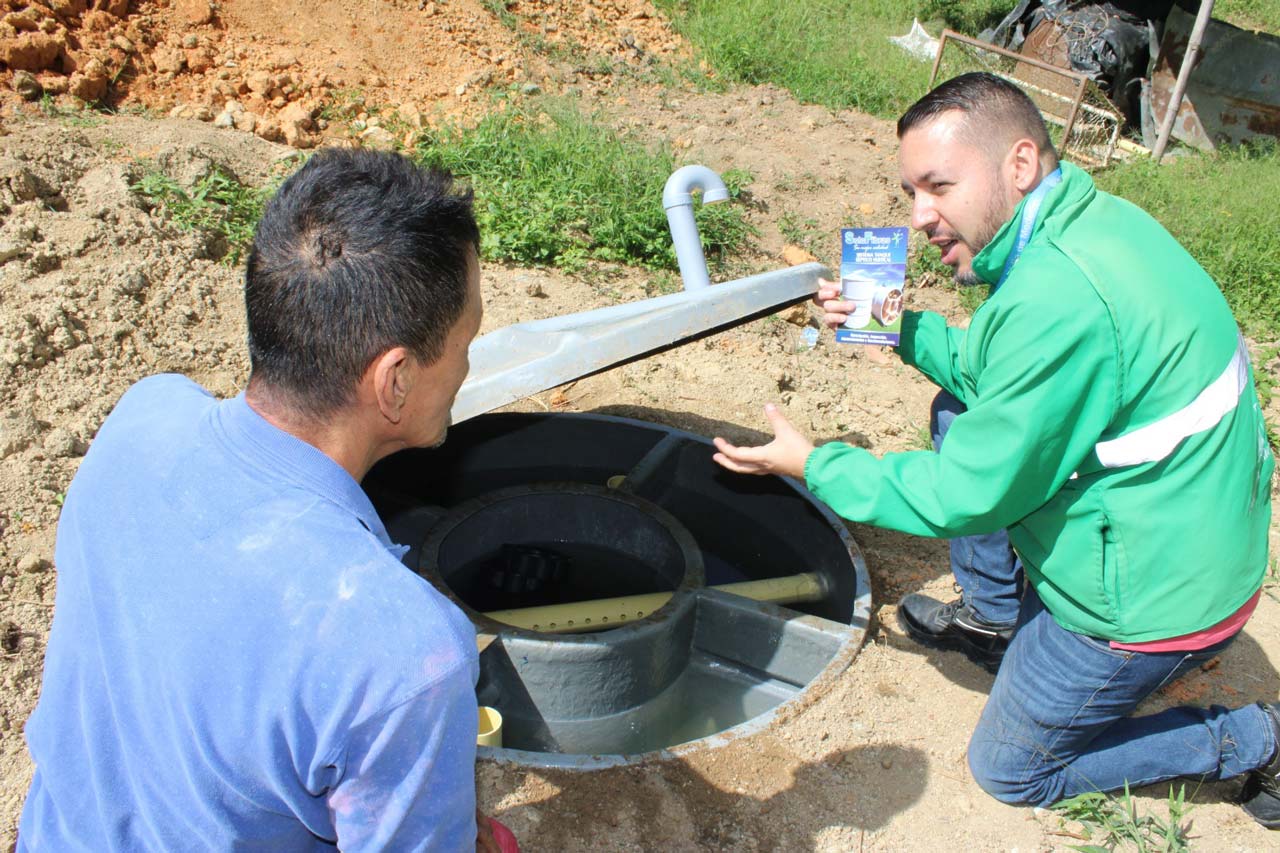El Distrito instaló 77 pozos sépticos en San Sebastián de Palmitas para hacer un tratamiento adecuado de las aguas residuales