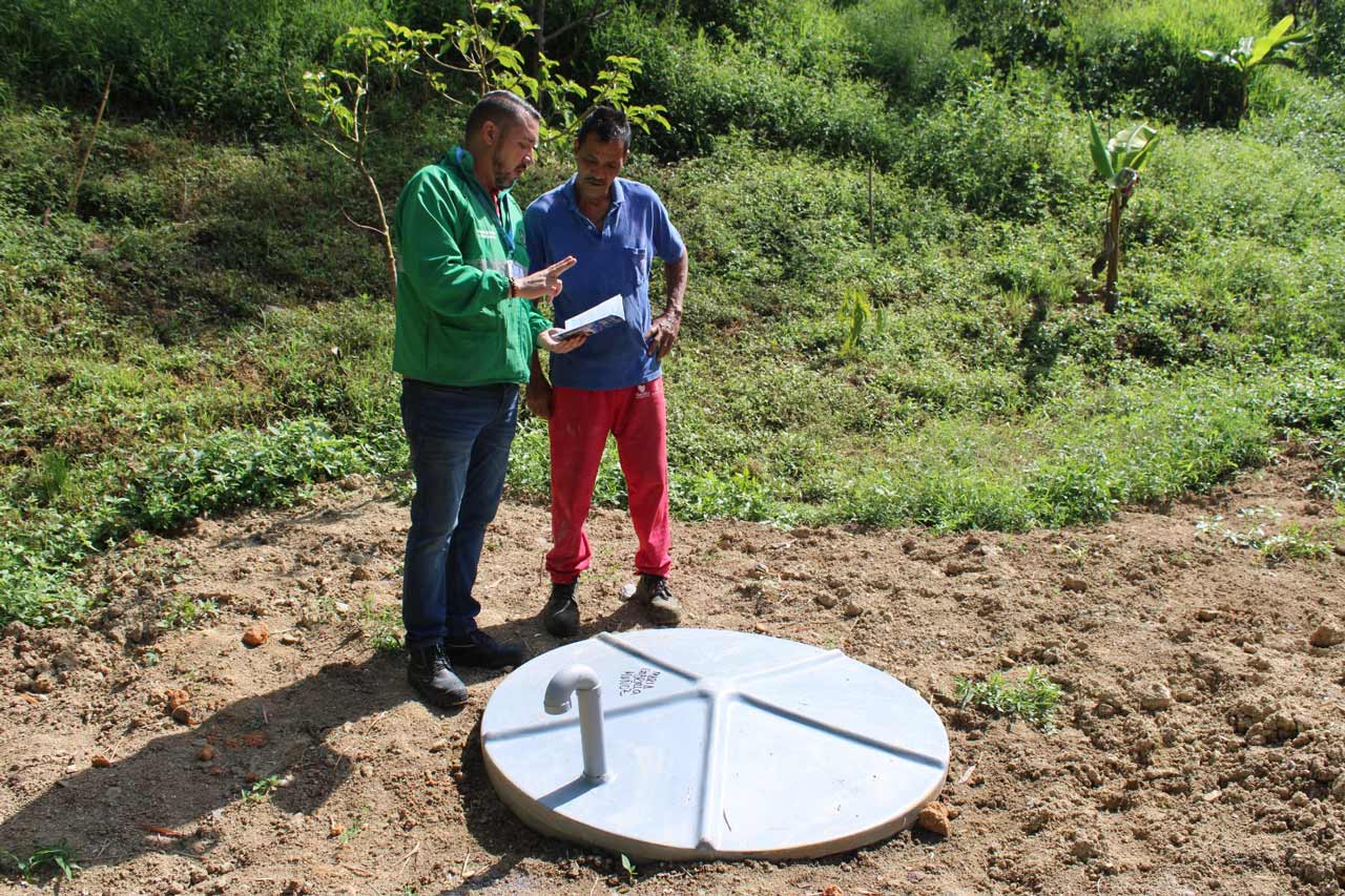 El Distrito instaló 77 pozos sépticos en San Sebastián de Palmitas para hacer un tratamiento adecuado de las aguas residuales