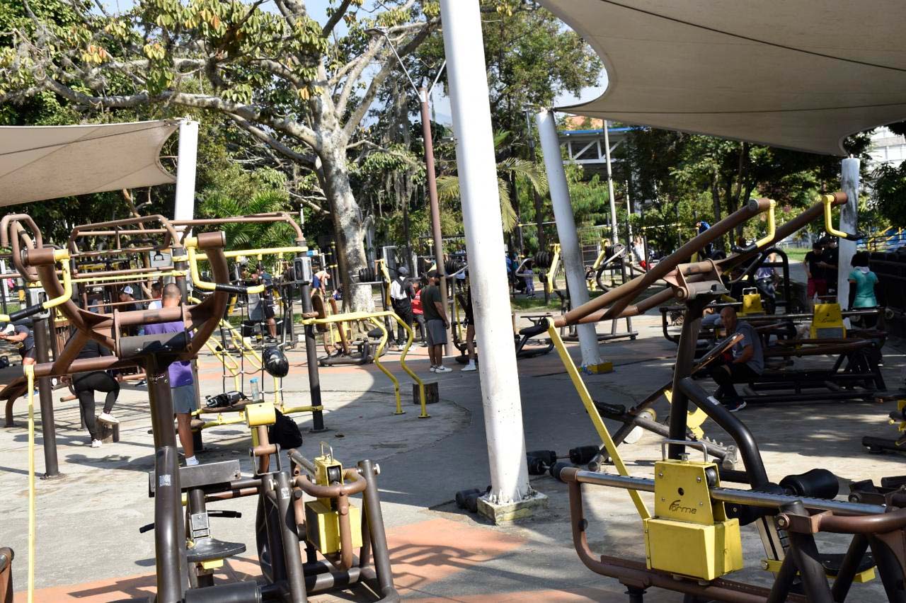 El Distrito inició obras de mejoramiento de los gimnasios urbanos de Medellín