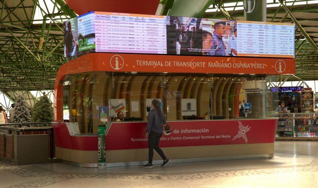 Puesto de información de la Terminal de transporte
