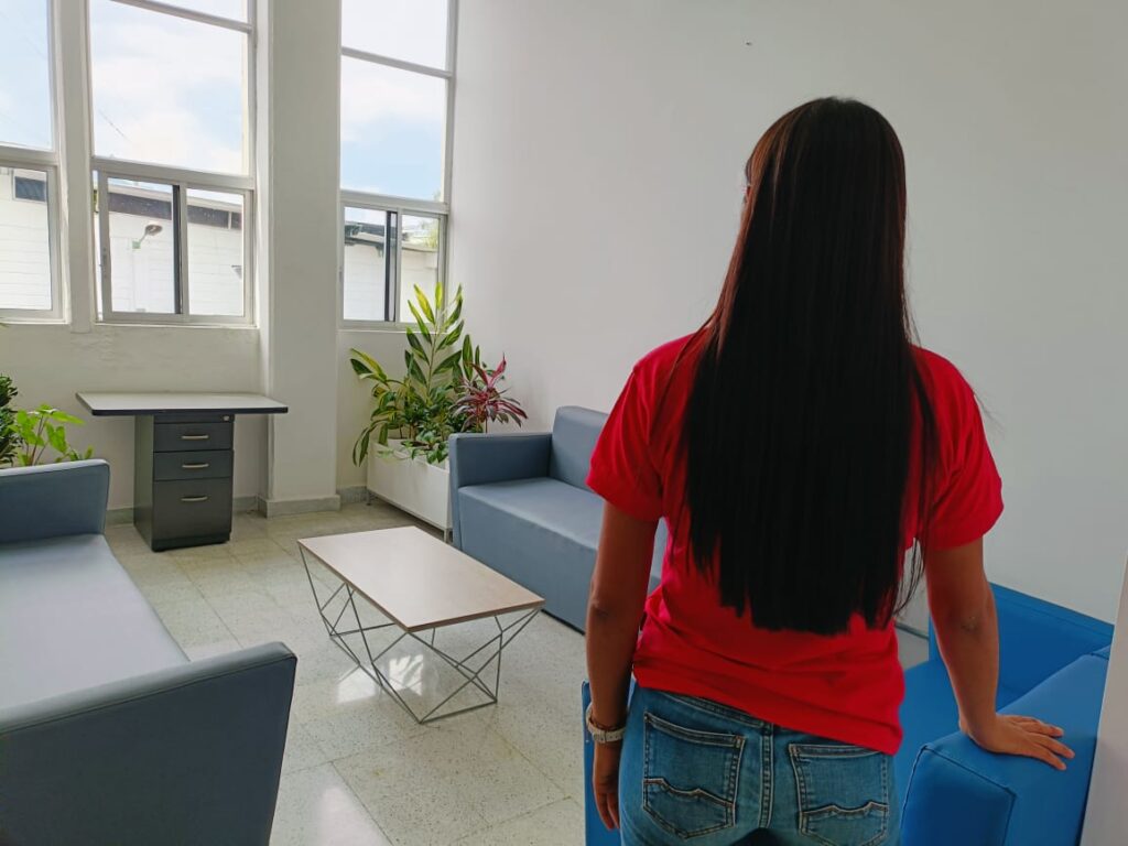 Sala de espera Centro de Orientación y atención a lesionados en siniestros viales 