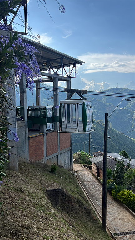 Imagen del Teleférico San Sebastián Actividades en corregimientos Medellín