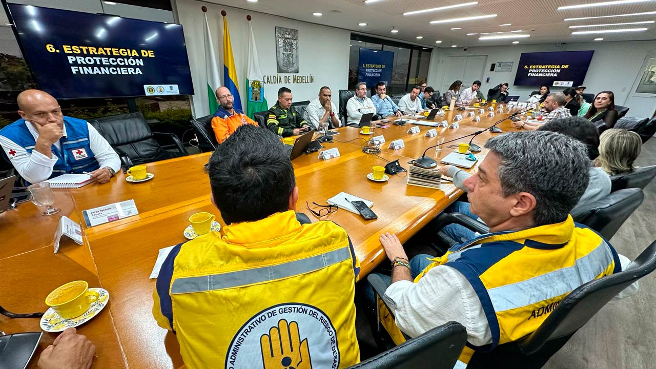Emergencias recientes por lluvias en Medellín, tema este viernes de la primera sesión del Consejo Distrital de Gestión del Riesgo de Desastres