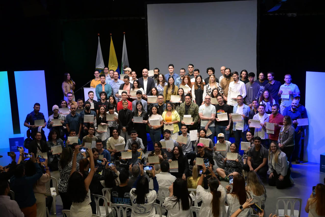 Medellín certifica a 520 estudiantes en habilidades audiovisuales y cinematográficas