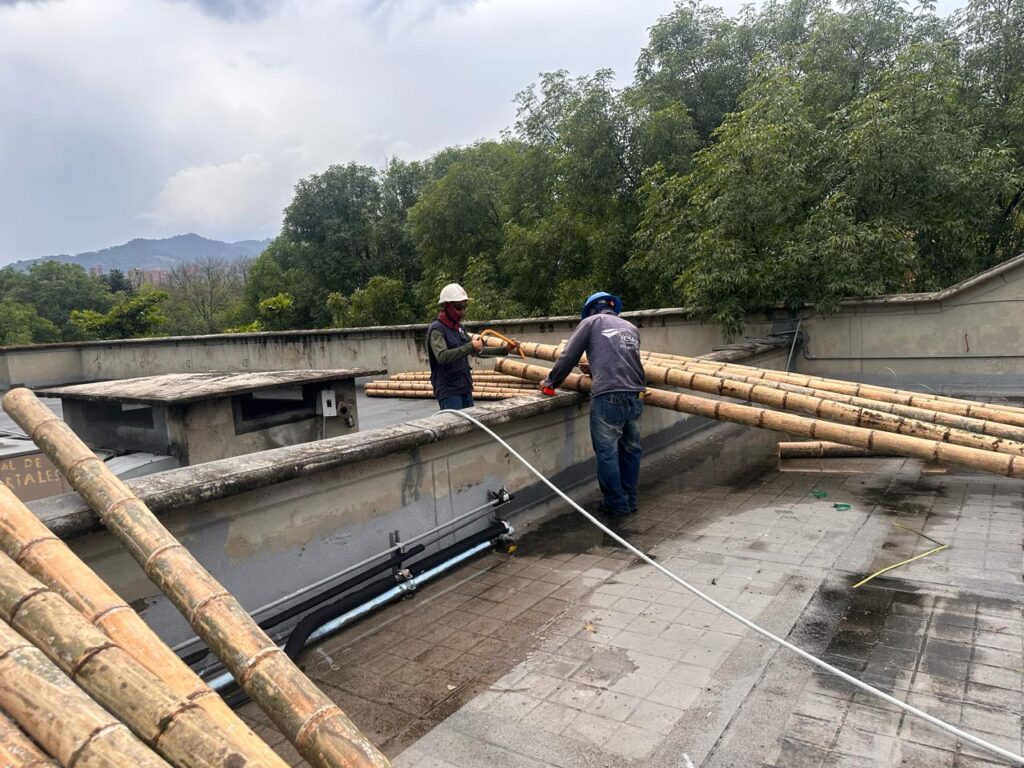 Imagen Trabajos cubierta Hospital Belén 2