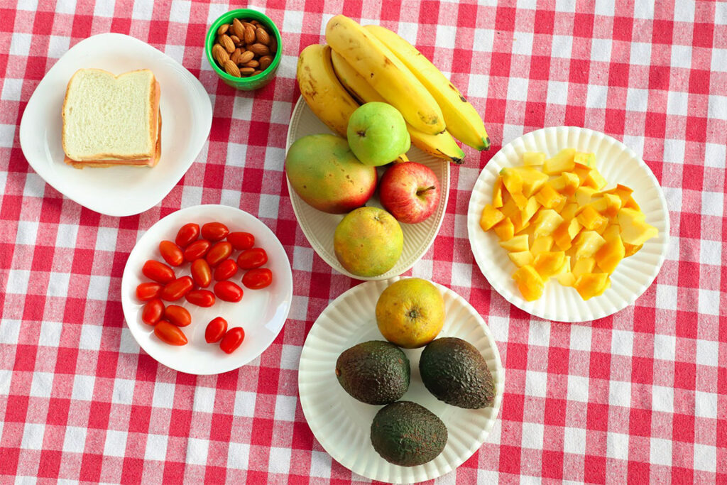 Imagen de alimentos balanceados saludable