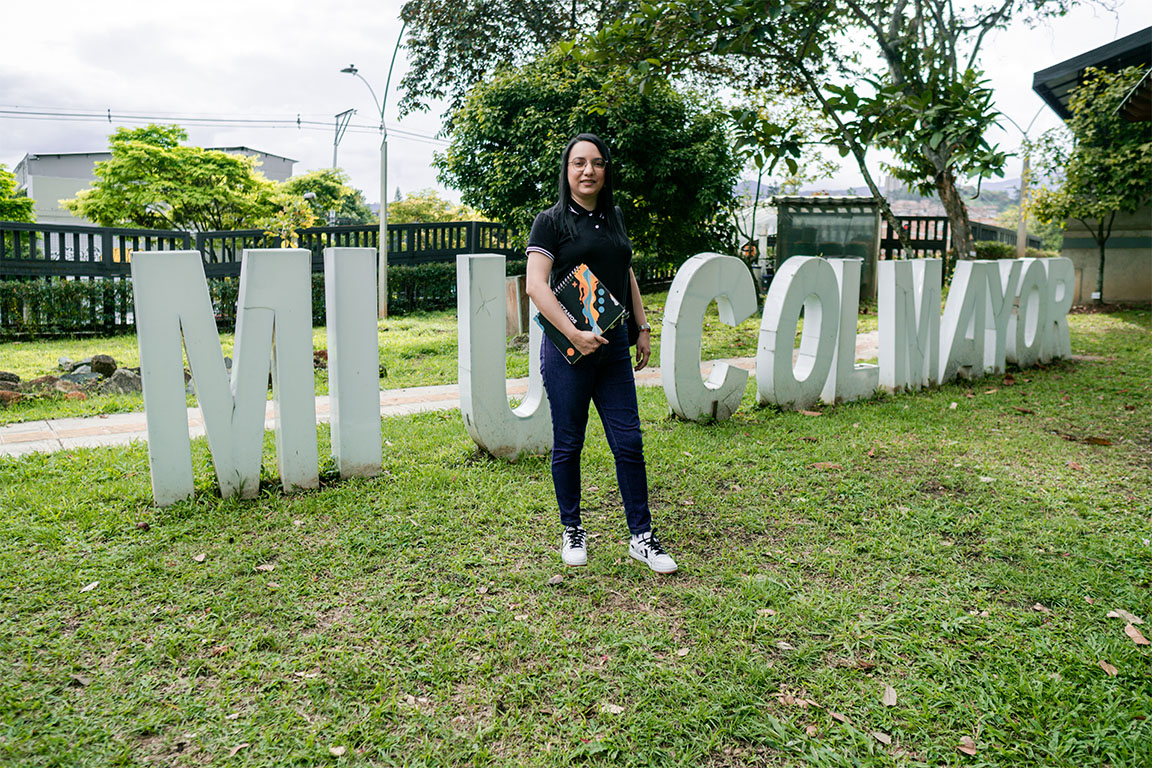 Natalia en la universidad
