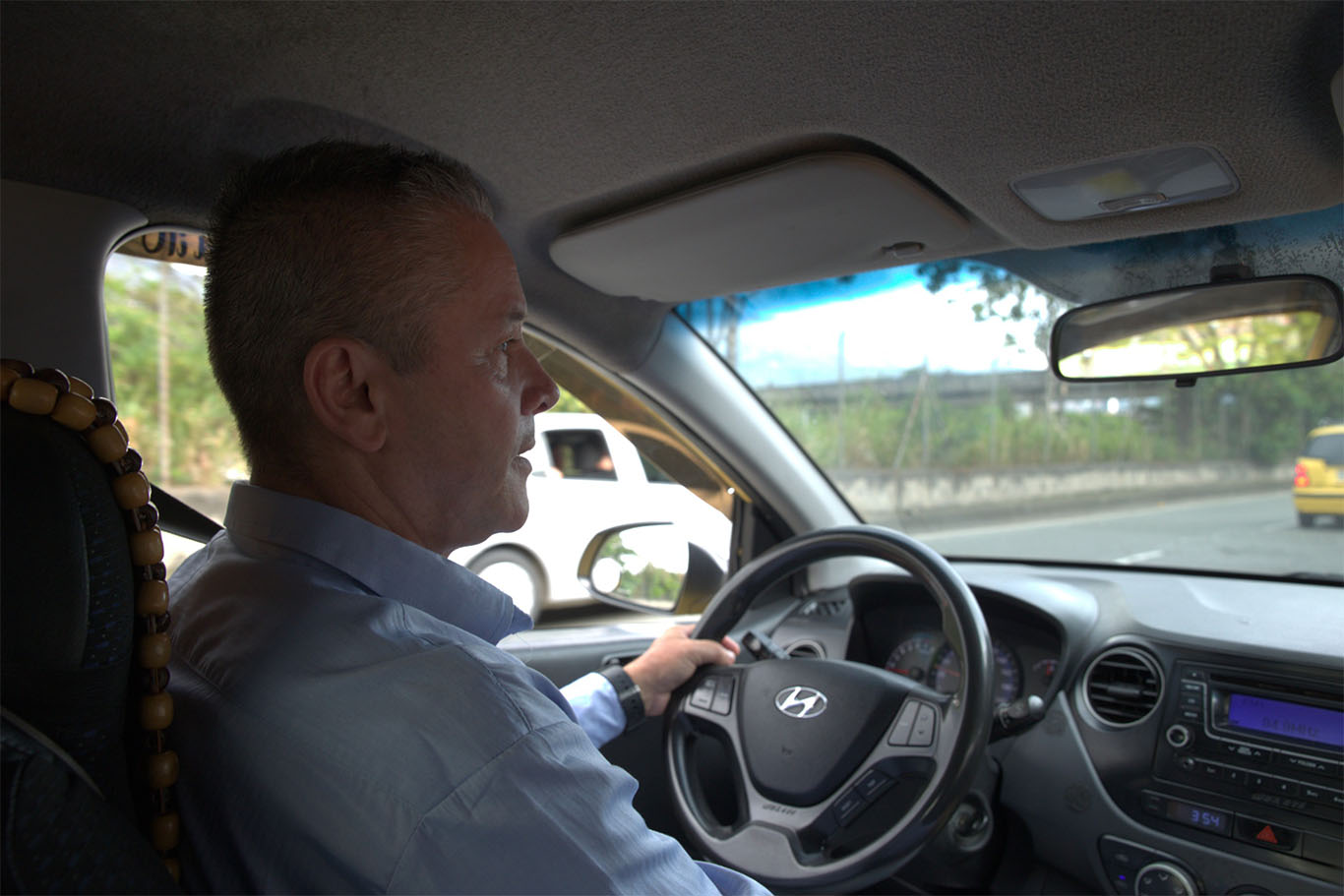 Imagen Juan Guillermo manejando