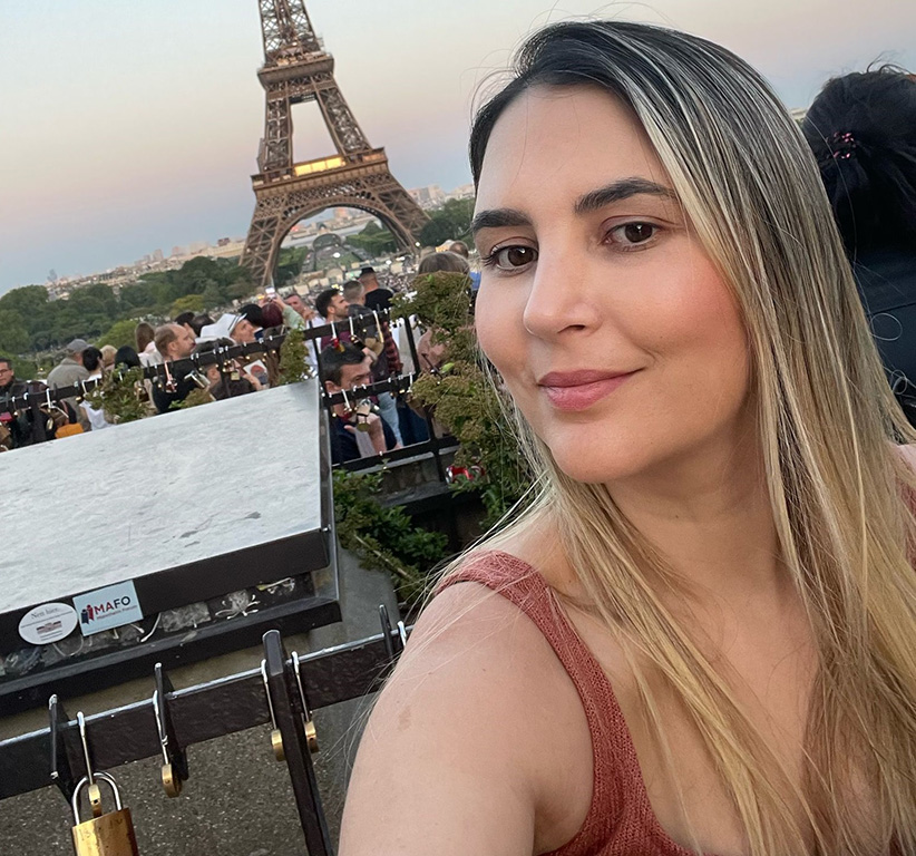 Imagen de Ana en Torre Eifel