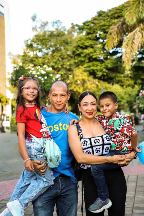 Imagen Famila en programa Ser Familia