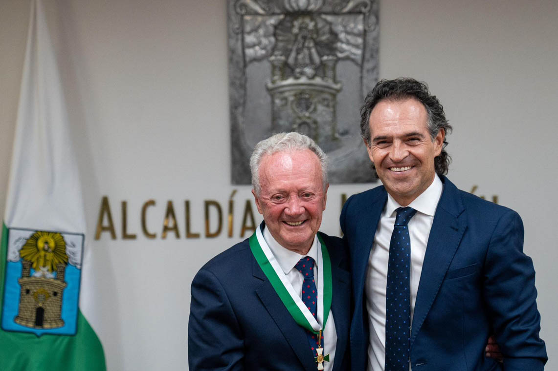 Imagen alcalde Federico Gutiérrez con empresario Arturo Calle