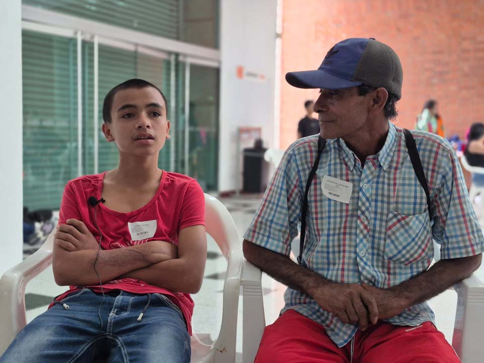 Imagen de John y su padre