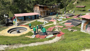 Imagen de demolición de ecoparque ilegal