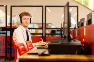 Imagen de joven con talento especializado