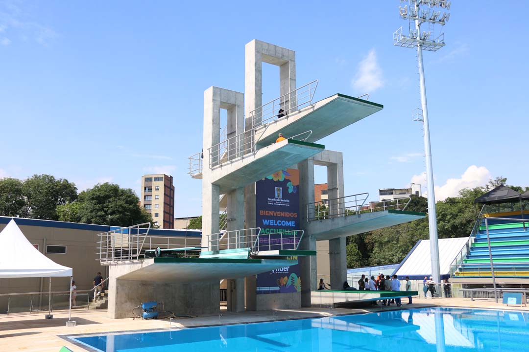 Imagen de la nueva plataforma de clavados