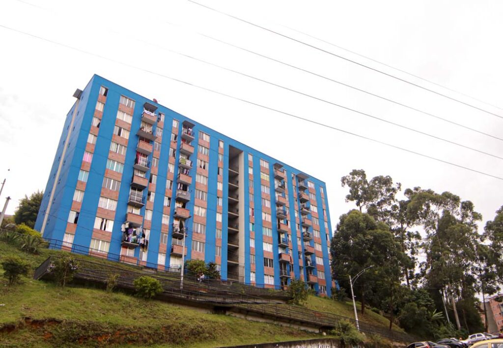 Imagen de los apartamentos en la montaña