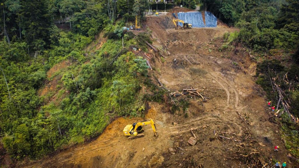 Imagen movimiento de tierra