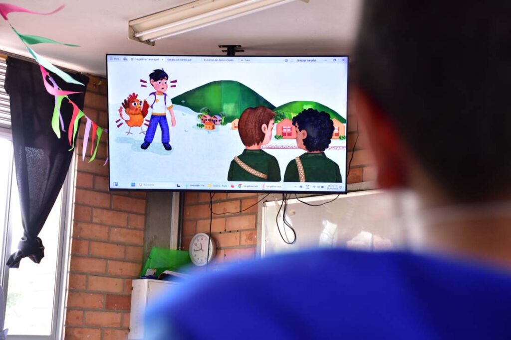 Imagen niñas y niños de Medellín en evento