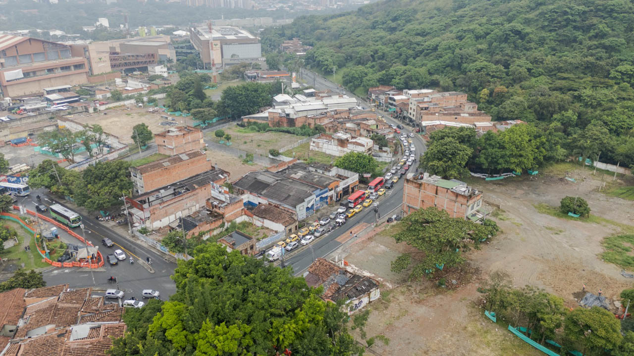 Imagen panorámica de Medellín