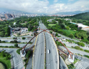 Imagen panorámica intercambio vial Punto Cero