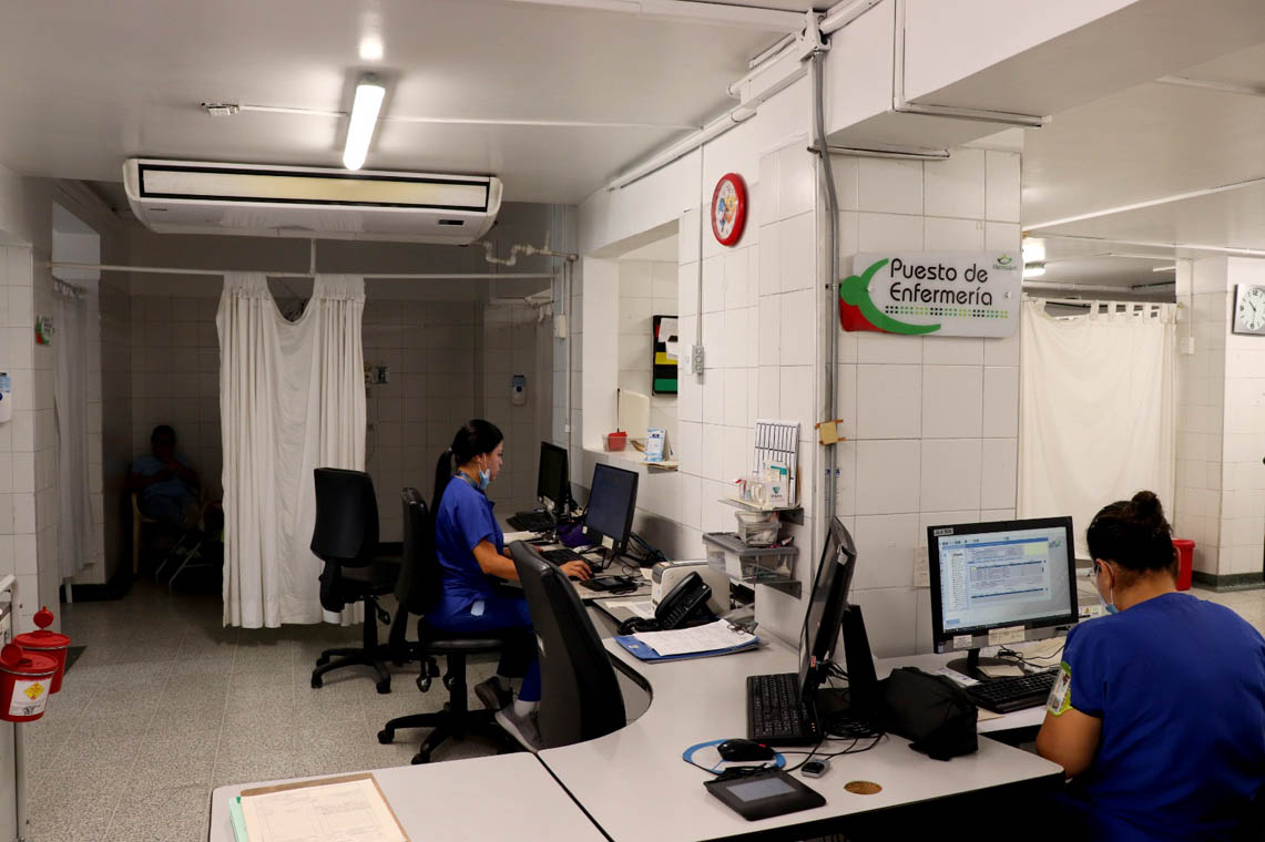 Imagen puesto de enfermería de la Unidad Hospitalaria San Javier