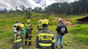 Imagen riesgo de derrumbe en San Antonio de Prado