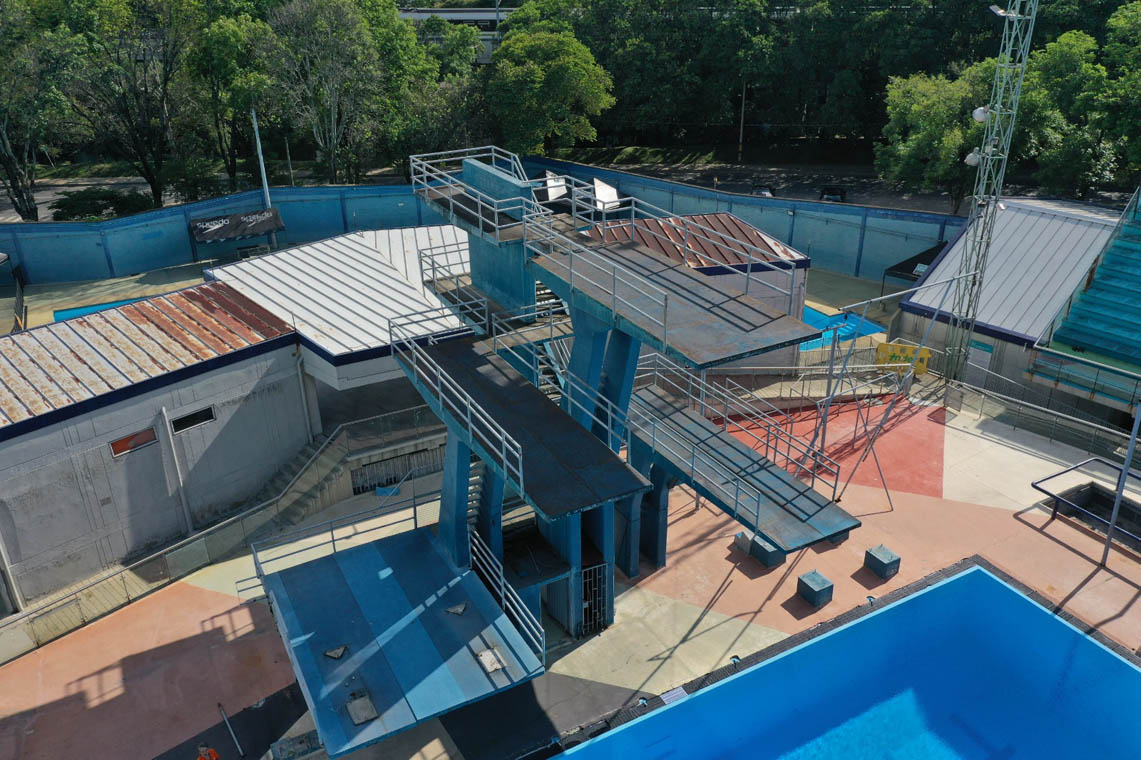 Imagen trampolín renovado del complejo Acuático César Zapata 1