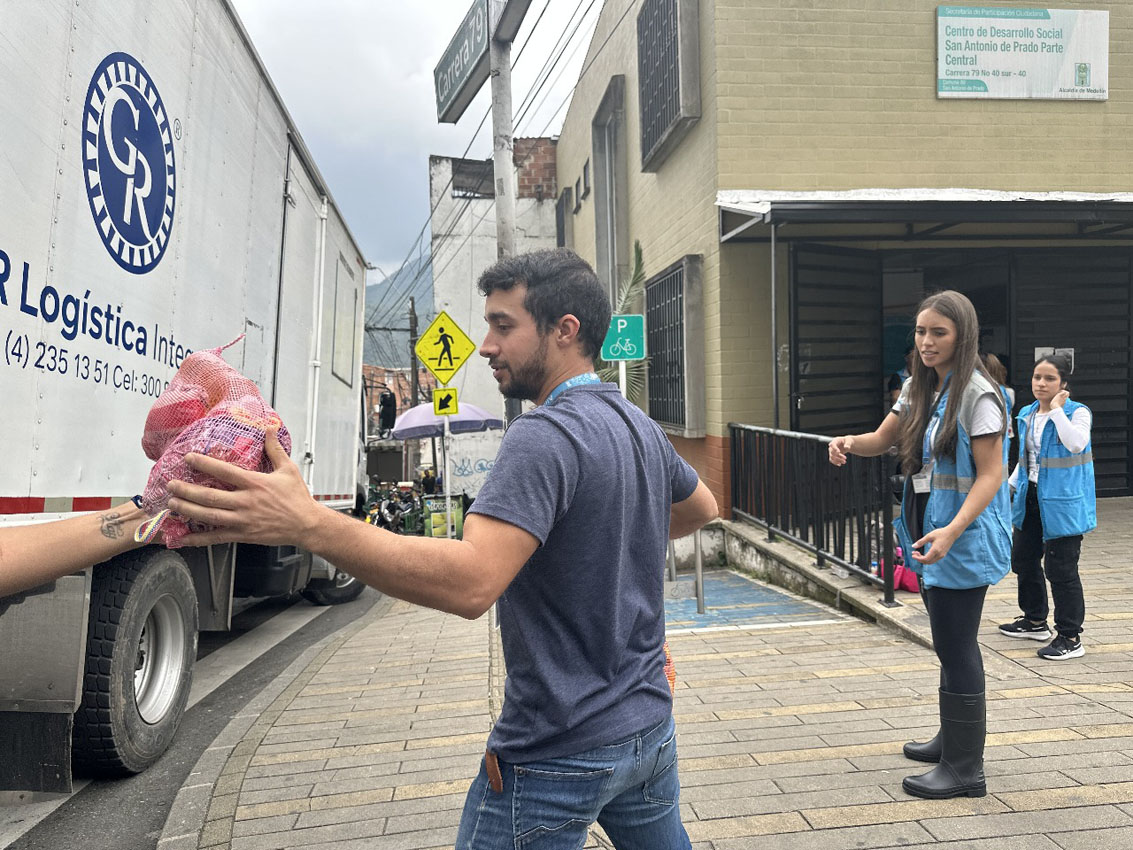 Imagen atención a personas por lluvia