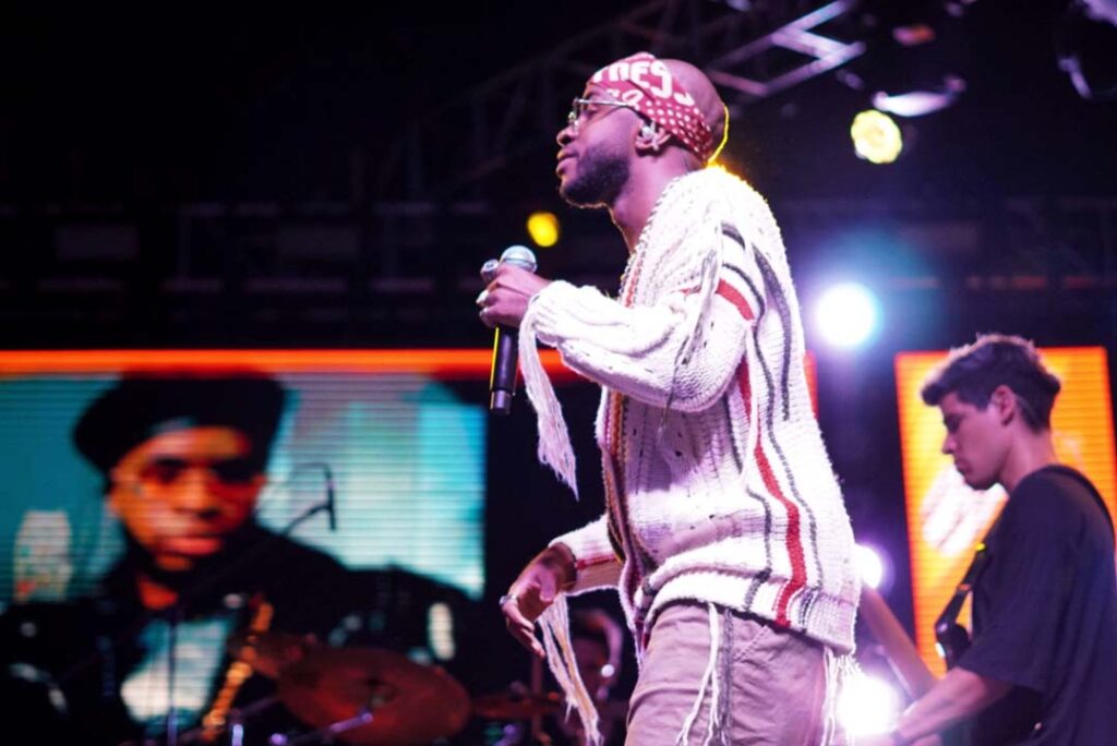 Imagen cantante en evento de arte y cultura