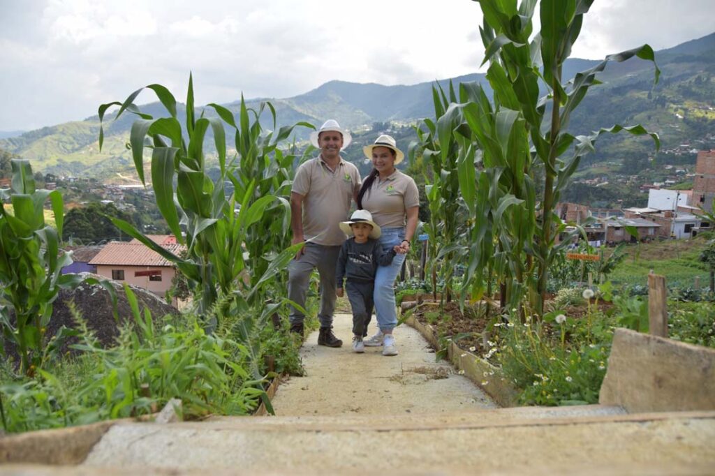 Imagen de familia campesina